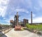 Disused blast furnace plant in Duisburg, Ruhr area district