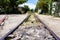 Disused Railway Line And Industrial Waste Land In Knsma Harbour