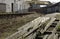 Disused railway station at Folkestone harbour. England