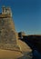 Diu Fort Corner View showing sea water trench Diu UTI