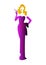 Diva Hollywood silhouette, Beautiful retro fashion blond woman,