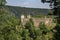 Divci kamen, Trisov, Czech republic, View of Girls rock ruin, ruin of castle in south bohemia