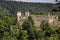 Divci kamen, Trisov, Czech republic, View of Girls rock ruin, ruin of castle in south bohemia