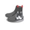 Dive booties clothed as devil cartoon character design on Halloween night