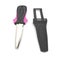 Dive Knife with sheath on white. 3D illustration