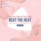 Dive into season`s best deals beat the heat banner design