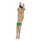 Diver swimmer younf man cartoon isolated