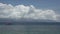 Divers boat and beautiful clouds