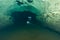 Divers underwater caves diving Florida America