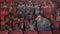Diverse audience taking seats in cinema hall