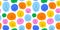 Diverse colorful chat bubble seamless pattern