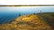 Diverse crowd of fishermen bank fishing in early morning at Lavon Lake, Texas, America