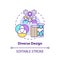 Diverse design concept icon