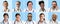 Diverse Doctor Faces Photo Collage