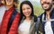 Diverse Friends Posing Outdoors Concept