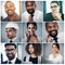 Diverse, yet united. Composite portrait of a group of diverse businesspeople.