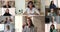 Diverse women listen speech of Brazilin and Hispanic businesswomen