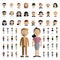 Diversity Community People Flat Design Icons Concept