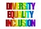 Diversity Equality Inclusion - message illustration