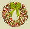 Diversity leaves Christmas wreath