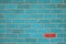 Diversity Light Blue Wall with one Red Brick