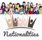 Diversity Nationalities Unity Togetherness Graphic Concept