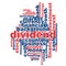 Dividend word cloud