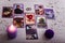 Divination cards alignment in the heart shape for love and family. Men and women relationships, astrology, fortune telling