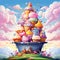 Divine Cupcake Fantasy - Towering Cupcake Display