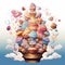Divine Cupcake Fantasy - Towering Cupcake Display