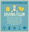 Diving club poster