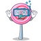 Diving cute lollipop character cartoon