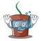 Diving flower pot character cartoon