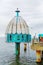 Diving gondola at the Zinnowitz Pier, Zinnowitz, Usedom, Germany