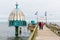 Diving gondola at the Zinnowitz Pier, Zinnowitz, Usedom, Germany