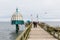 Diving gondola at the Zinnowitz Pier, Zinnowitz, Usedom, Germany