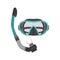 Diving set of elements.scuba gear and accessories. Underwater activity and sports items isolated. Scuba diving equipment