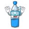 Diving water bottle character cartoon