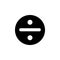 division symbol in a circle icon. Element of web icon for mobile concept and web apps. Isolated division symbol in a circle icon c