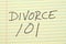 Divorce 101 On A Yellow Legal Pad