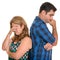 Divorce, Conflicts in marriage - Sad hispanic couple