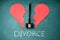 Divorce Law And Marriage. Courtroom Judge