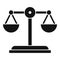 Divorce mediation balance icon, simple style