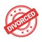 Divorce settlement agreement stamp