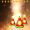 Diwali background with colorful firecracker