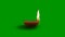 Diwali, diwali diya, diwali lamp,Signal Screen Effect 4K Animation. Twitch, green screen,