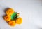 Diwali Greetings. Diwali celebration, Diya oil lamps with Marigold flowers on white background.