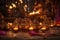 Diwali lights illuminating the night with