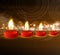 Diwali oil lamp colorful fantastic