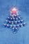 DIY advent calendar trendy hologram stars shape